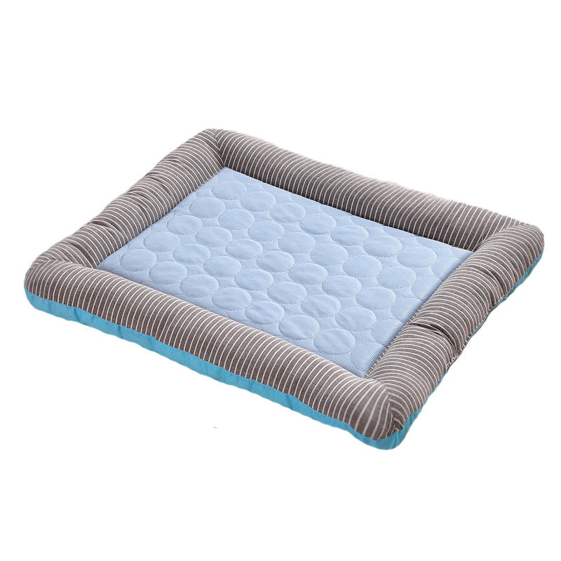 Supreme Cooling Pet Pad - Portable and Washable Summer Mat for Dogs and Cats in Blue and Pink