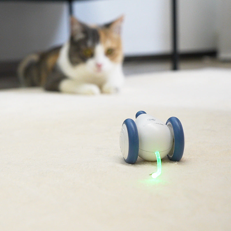 Enchanting PETLIBRO LED Wonderland: Captivating Indoor Cat Adventure - USB Rechargeable Smart Toy with Auto On/Off, Electric Mouse Magic & Irresistible Kitten Playtime!
