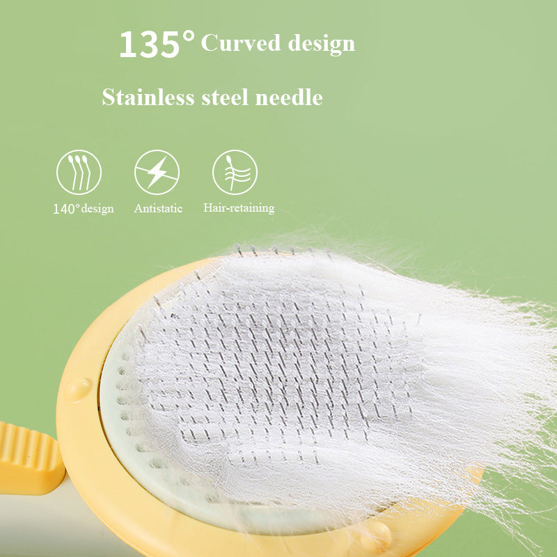 Self-cleaning Comb For Cat and Dog Hair Removal