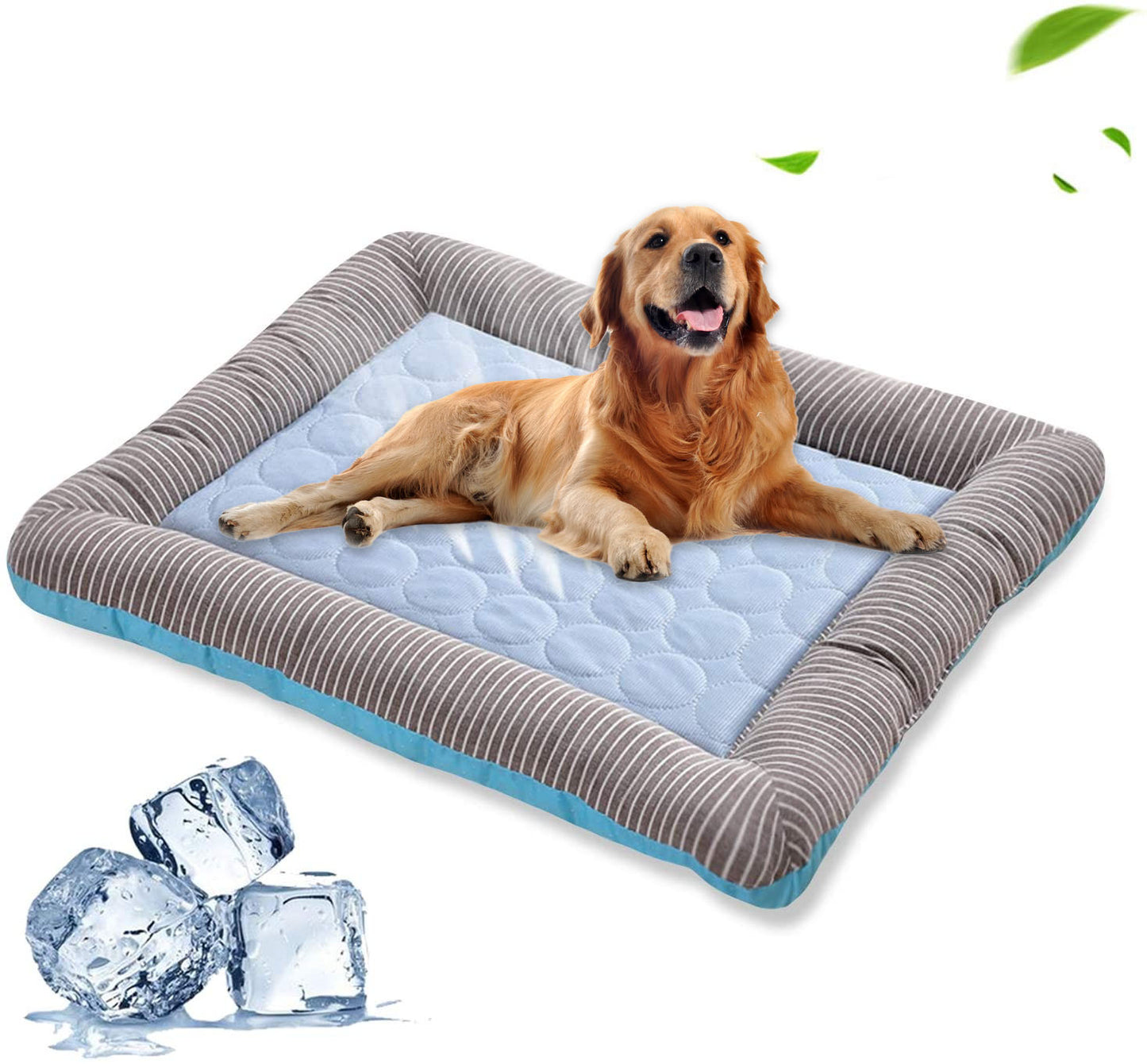 Supreme Cooling Pet Pad - Portable and Washable Summer Mat for Dogs and Cats in Blue and Pink