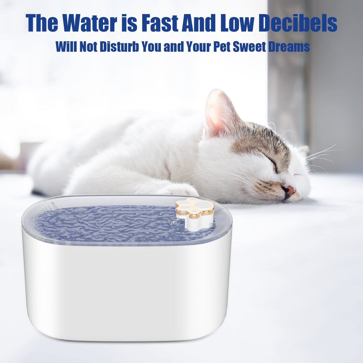 3L LED Pet Water Fountain - Ultra-Quiet, Automatic Hydration for Cats & Dogs - Standard & High-End Models