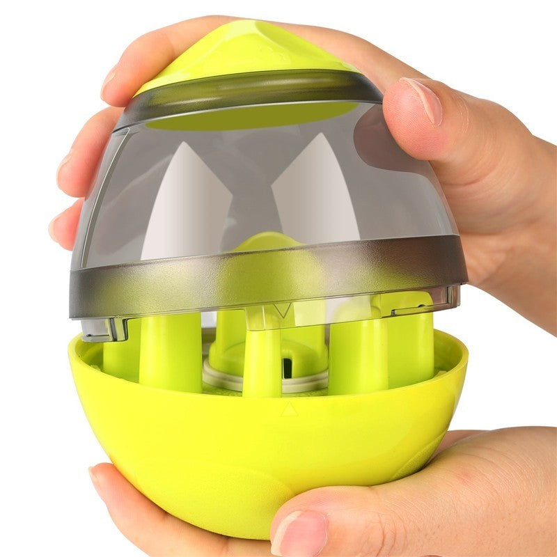 Interactive Dog Food Dispenser Tumbler Toy - Slow Feeder Puzzle Treat Ball for Puppies & Pets - Engaging & IQ Boosting Pet Feeder Bowl