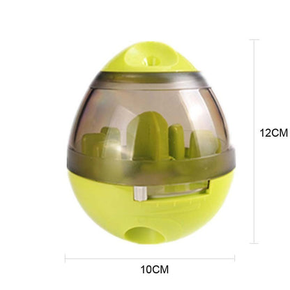 Interactive Dog Food Dispenser Tumbler Toy - Slow Feeder Puzzle Treat Ball for Puppies & Pets - Engaging & IQ Boosting Pet Feeder Bowl