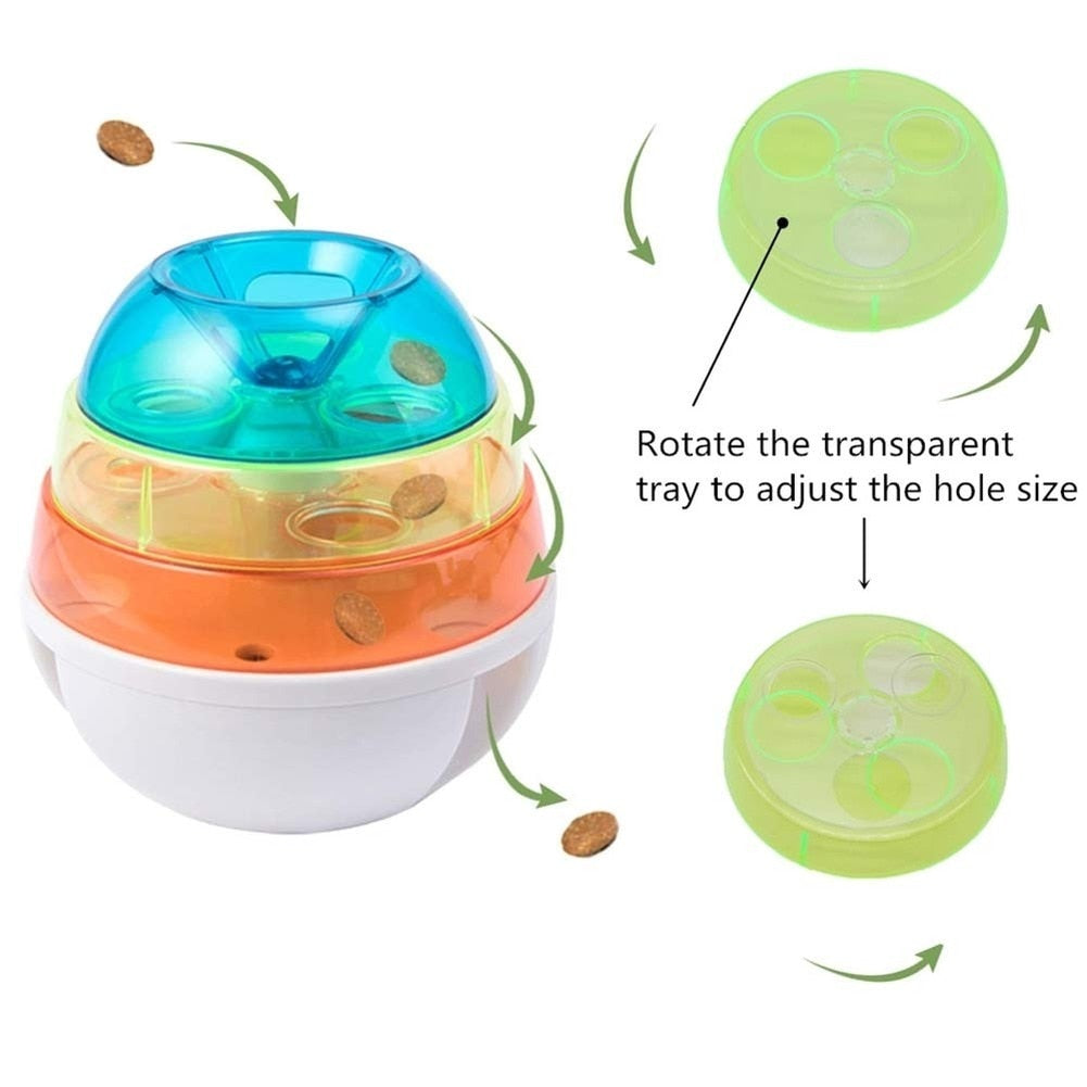 Interactive Food Dispenser Toy for Dogs